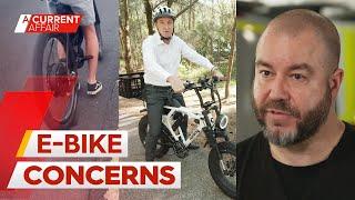 The popular new type of e-bike putting riders and pedestrians in danger | A Current Affair