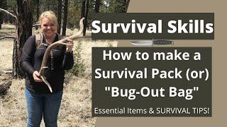 How to Make a Survival Pack - Survival Tips, Essential Items, Be Prepared!