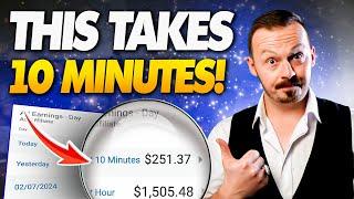 Make +$251.37 In 10 Minutes ! Easy Beginner Affiliate Marketing Tutorial  (Make Money Online)