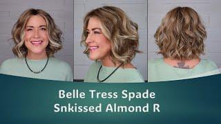 Belle Tress Spade in Sunkissed Almond R | Fully hand tied LUXURY cap! Education on wig density