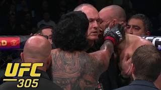 Junior Tafa slaps Valter Walker after controversial ending to their #UFC305 fight | ESPN