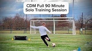 Center Defensive Midfielder Full 90 Minute solo Training Session CDM