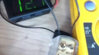 $3 eBay volt meters vs fluke t5-600