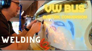 VW BUS Electric Conversion Dent Removal Pt. 2