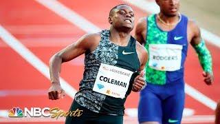 Christian Coleman sprints to fastest 100m time of 2019 | NBC Sports