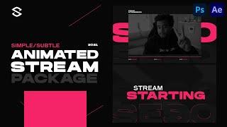 PS/AE Tutorial: Simple/Subtle Animated Stream Package