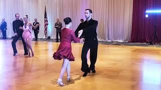 2023 Washington Open DanceSport Competition(Estrid Wang and Vladimirs Volozaninovs Bronze Jive )