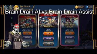 Skullgirls Mobile Livestream: Brain Drain AI vs Brain Drain Assist