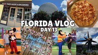 Florida Day 13 / Celebration Downtown Diner / Epcot / Attempting the Magic Kingdom Fireworks  / WDW