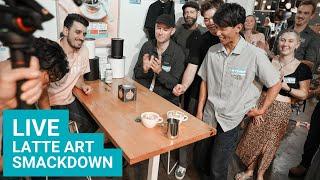 Latte Art Competition LIVE at Artisti Coffee Roasters Annual Christmas Party