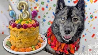 Turkey Feast Birthday Cake for Dogs   DIY Dog Treats | Thanksgiving for Dogs