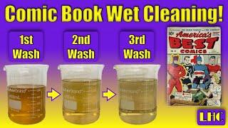 The BEST Method for Wet Cleaning Comic Books?