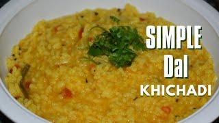 Simple and tasty Dal Khichadi recipe|Moong dal khichdi recipe|Dal khichdi recipe|