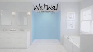 Wetwall™ The Ultimate Water-Proof Surface - Installation Video