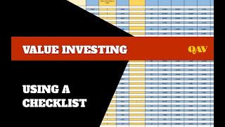 Value Investing Checklist - Quick Overview