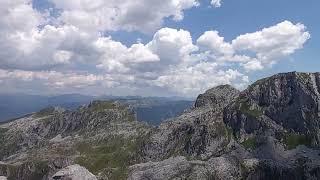 View from peak Očnjak, mountain Prokletije. A real mile stone in my mountain climbing