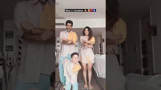 Going With The Trend What A Transition ️Nirvair Rai #suyyashrai #kishwermerchant #shorts #family