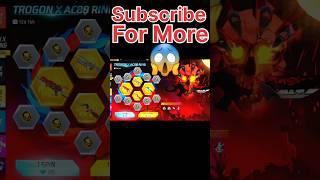 Trogon X AC80 Ring spin || Trogon X AC80 Ring in Free fire #freefire #shorts