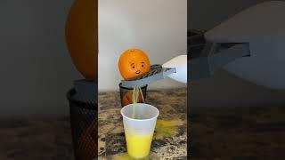 Best way to make orange juice #lifehacks #robot #fruit #rip