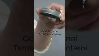 Ocak Gözlerini Kolayca Temizleme Yöntemini, Sevilay İncedere Anlatıyor  #shorts