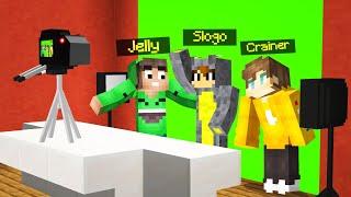 BEHIND The SCENES OF JELLY, SLOGO AND CRAINER! (Minecraft)