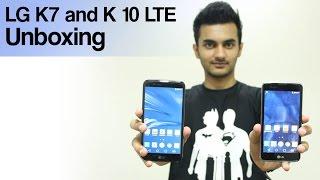 LG K7 & K10 LTE Unboxing