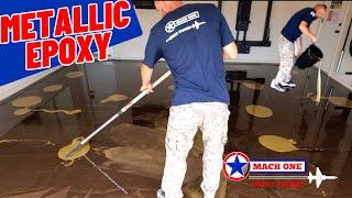 MACH ONE™ Metallic Epoxy Floor Install