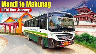 MANDI TO SHRI MOOL MAHUNAG | HRTC bus to Himachal’s Sacred Hidden Gem | Himbus