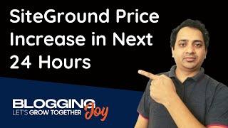 SiteGround Price Hike From $3.95/mo To $6.99/mo | Why is SiteGround so expensive?