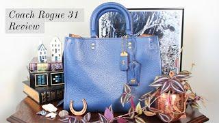 Coach Rogue 31 Denim Blue | Bag Review | Up Close | Mod Shots | Authentication Tips