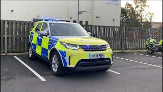 norfolk and suffolk range rover RPU (roads policing unit) blue light demo