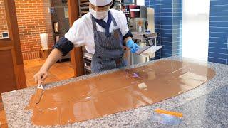 초콜릿 달인의 수제 초콜릿 만드는 과정, 장관상 받은 초콜릿 handmade chocolate making master - korean street food