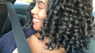 THE BEST CURLS On Blown Out Natural Hair + How to Maintain Hairstyle 2Weeks!