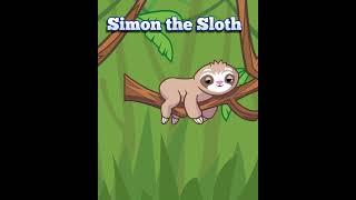 Simon the Sloth #describinganimal #learnenglish