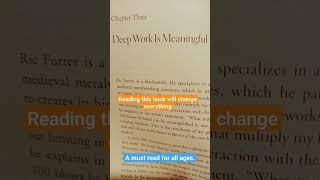 Deep Work by Cal Newport. #read #books #booktok #bookrecommendations #booksuggestions #motivation