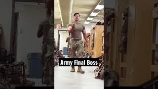 Army Final Boss  #viral #gym #shorts