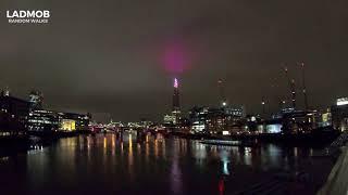 London Walk Millennium Bridge by Night