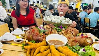 TOÀN BỘ NHÀ HÀNG PHÁT TRỰC TIẾP NGA SUMO THỬ THÁCH ĂN 50 HỘT VỊT LỘN TRONG VÒNG 15 PHÚT