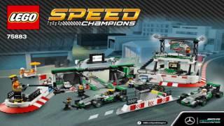 LEGO Speed Champions 2017 MERCEDES AMG PETRONAS FORMULA ONE TEAM 75883