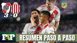 Paso a Paso: resumen River 3 - Barracas central 0  |  LPF