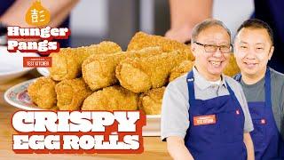 The Secret To Perfect, Crispy Egg Rolls 春卷 | Hunger Pangs