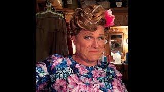 Robert Newman becoming Edna for the Barn Theatre production of Hairspray!