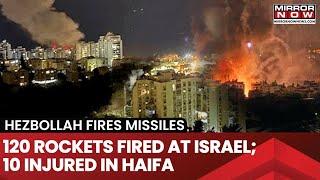 Hezbollah Attacks Haifa: 120 Rockets Fired At Israel's Northern Border; Strikes On Oct 7 Anniversary