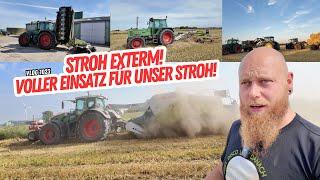 Volleinsatz im Stroh - FarmVLOG#1023