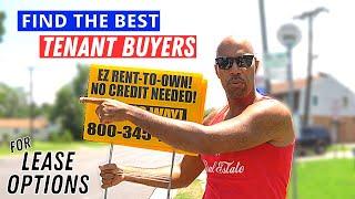 how to find tenant buyers-lease options-seller financing-rent to own