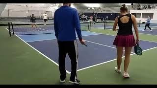 Yulia Lin & David McNally vs. Daryl Fryer & Karaline Kelbaugh- Team | Frank's Pickleball Tournament