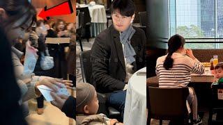 SON YE JIN TREAT HYUN BIN AND ALKONG FOR A DINNER AFTER SHE ATTENDED HER CHARITY WORK !!