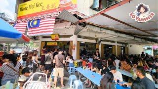 Open 3 hrs only! Michelin Award Roast Pork Belly Master #wongmeikee - Malaysia Street Food