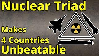 Nuclear Triad Makes These 4 Nations Invincible | Bombers, ICBMs, SLBMs | Chrome Dome | Broken Arrow