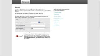 Bedienungsanleitung herunterladen | Panasonic Support